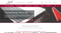 Desktop Screenshot of finanzberatung-kalt.ch